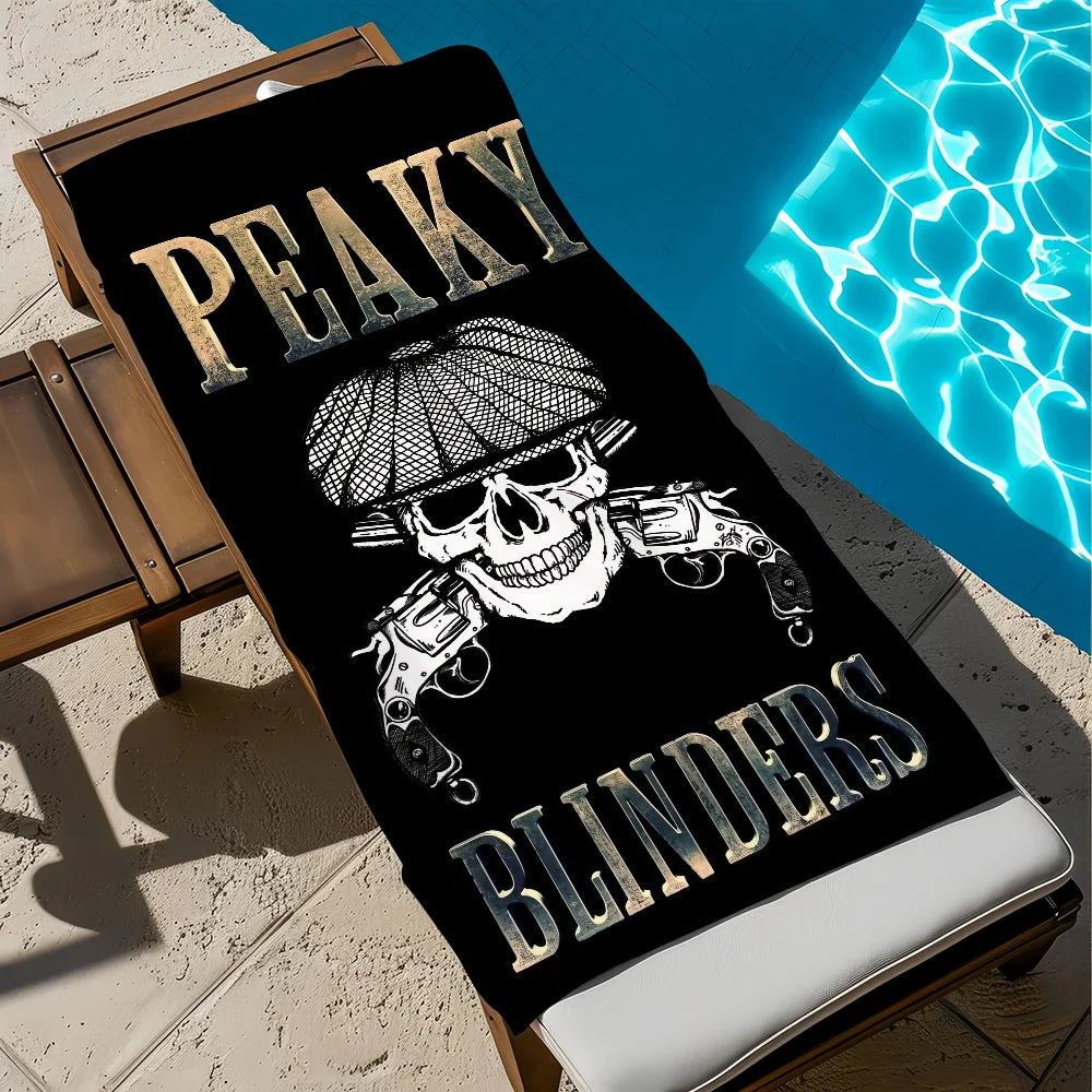 Peaky Blinders Quick-Dry Beach Towel | Soft Pool & Travel Towel