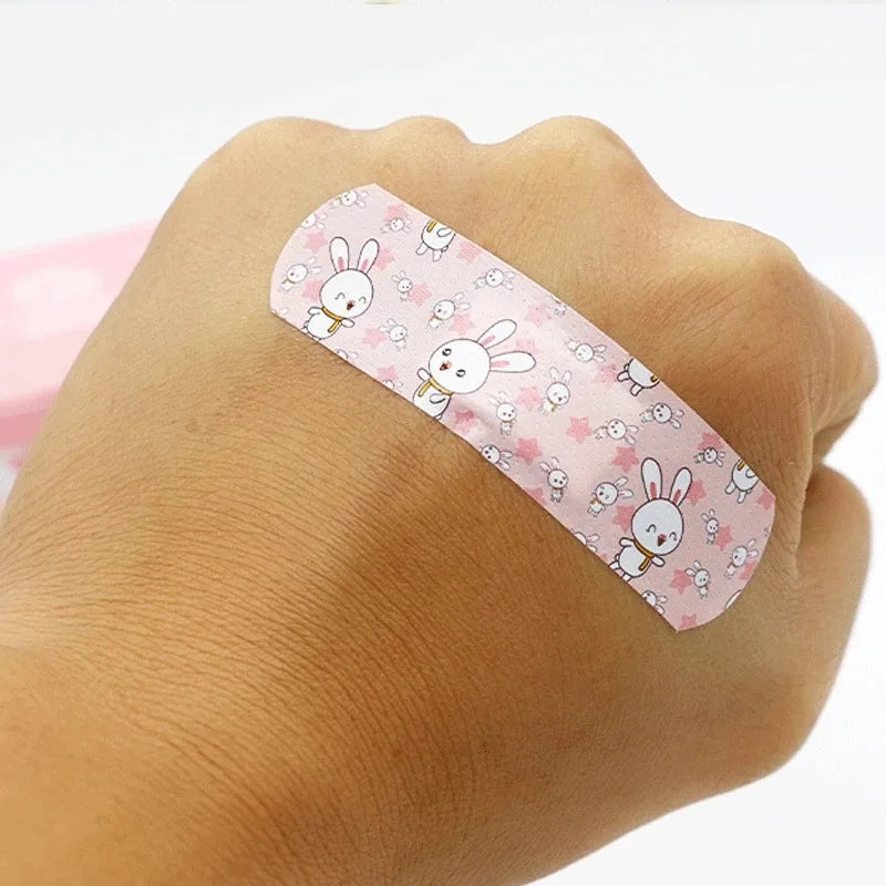 120pc Cartoon Waterproof Bandages for Kids | First Aid Plasters
