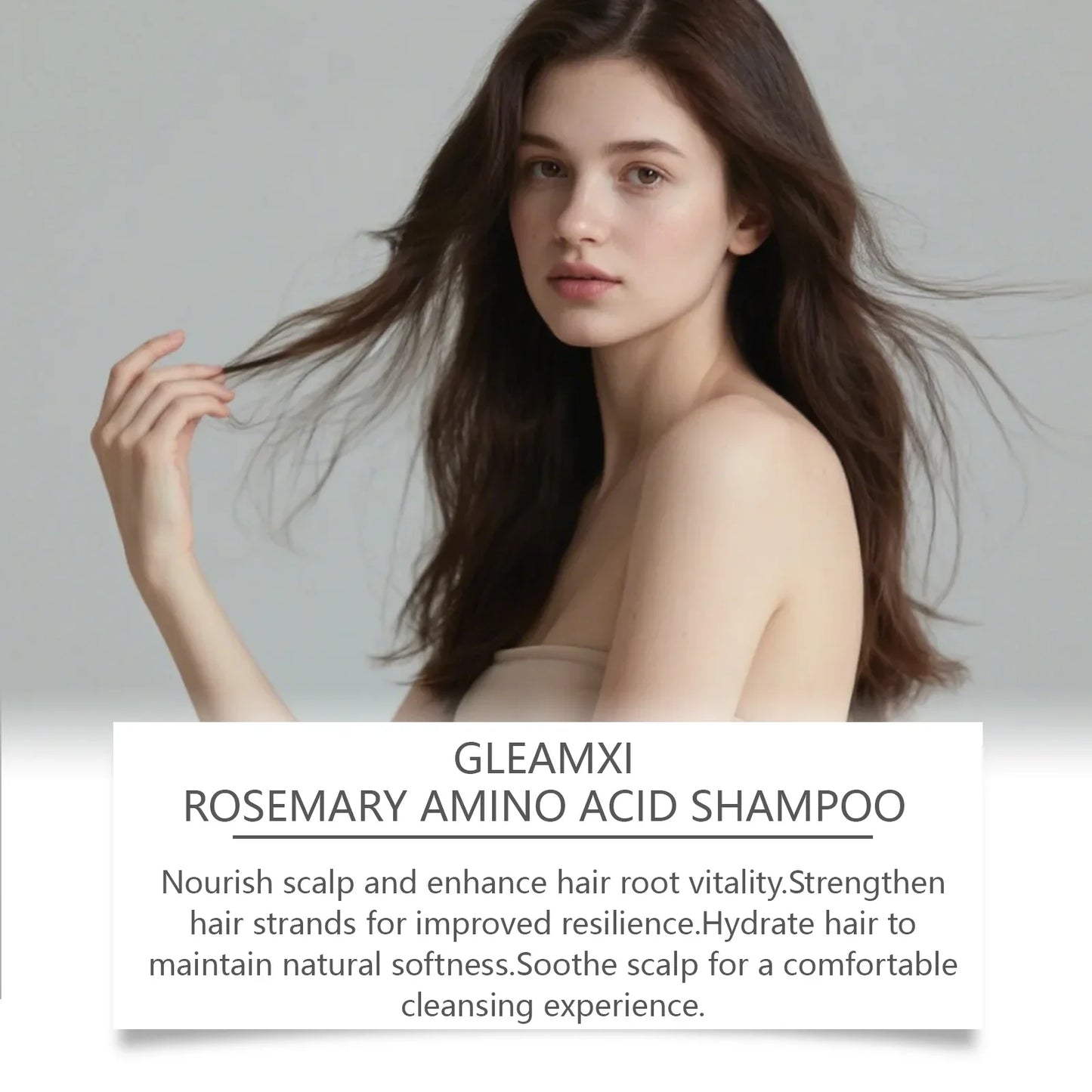 Gleamxi Rosemary Shampoo – Hair Growth & Scalp Oil Control