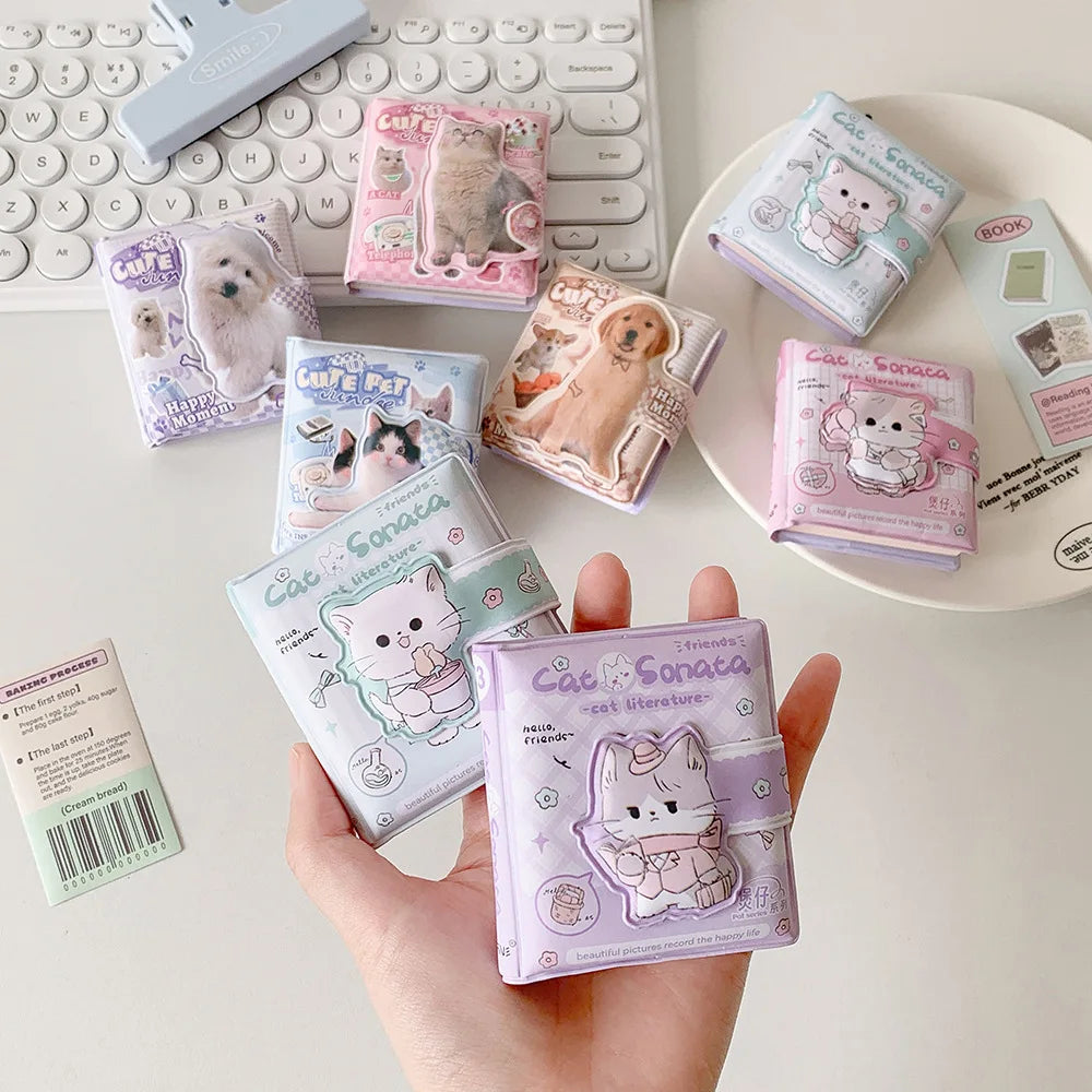 Cartoon Buckle Decompression Mini Notebook Colorful Pages Account