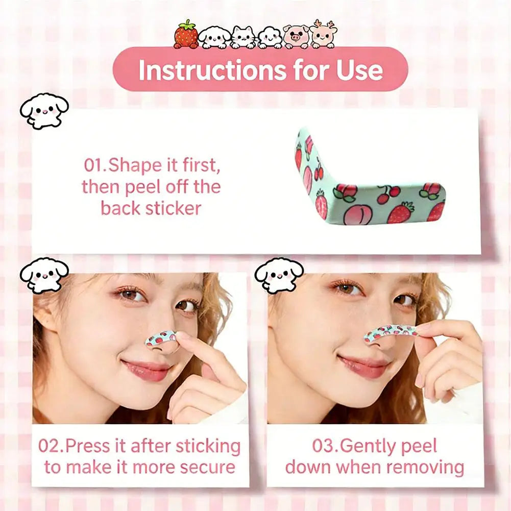 Nose Lift Strips 5/10pcs 3D Nose Shaping Sticker Shrink Nose Patch For Nose Reshaping Contouring Slimming Nose Wing Stickers Peaceful Pleasures Health and Wellness