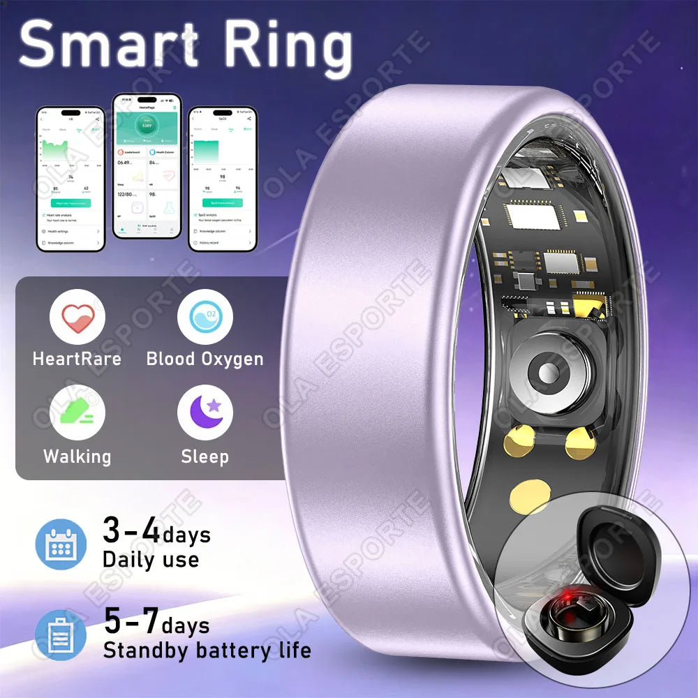 Smart Ring – Heart Rate, Sleep & SpO₂ Tracker | 5ATM