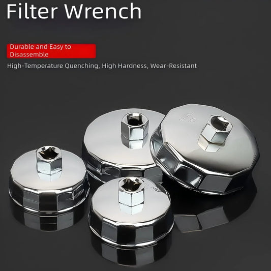 64–89mm Oil Filter Removal Wrench | 1/2" Square Drive Tool Oil Filter Wrench Oasis Select