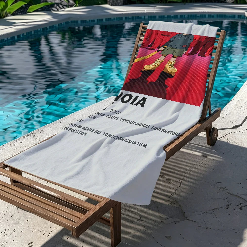 Anime Quick-Dry Beach Towel | Soft Pool Towel for Travel & Gym Quick-Dry Beach Towel Peaceful Pleasures Health and Wellness