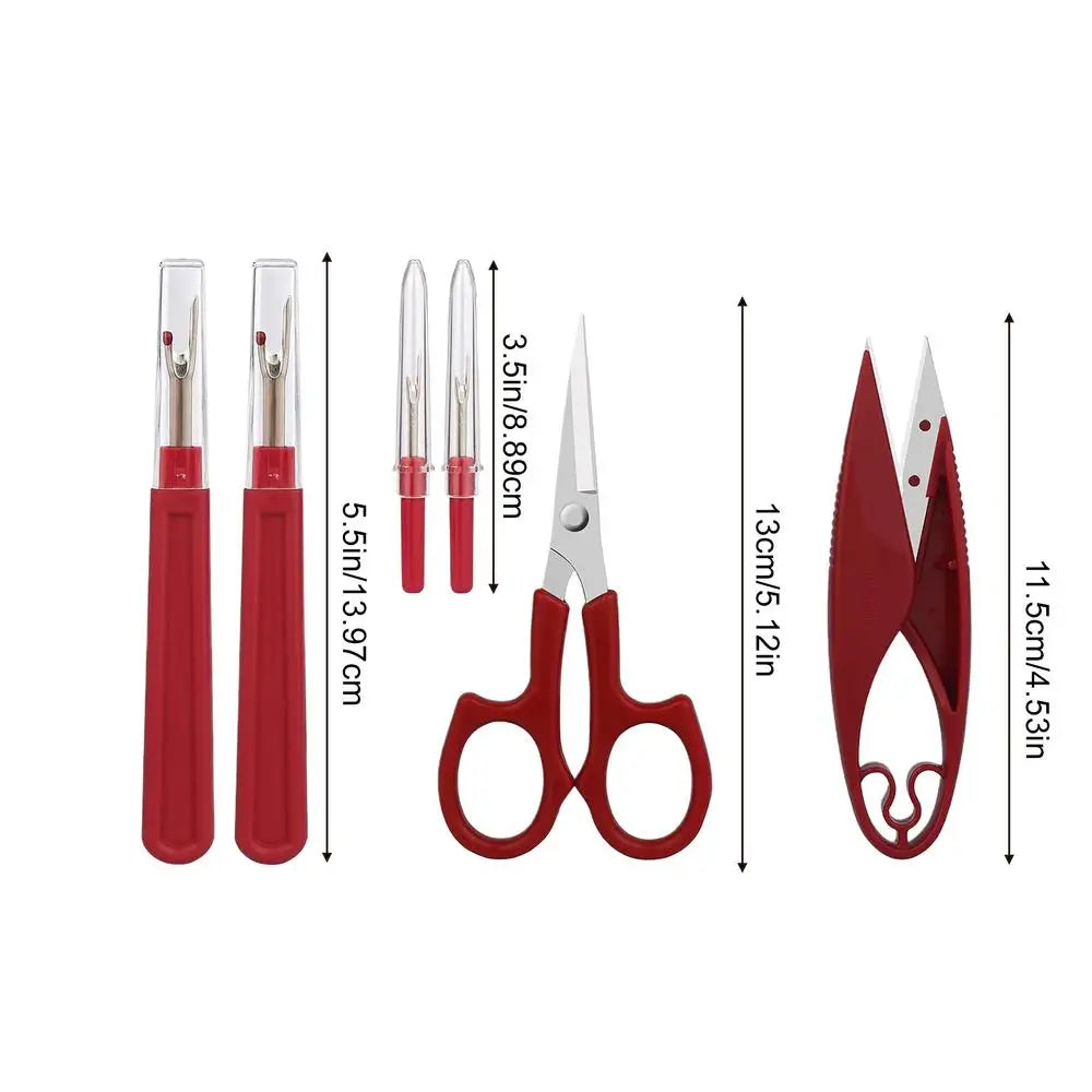 Ergonomic Seam Ripper Set – Thread Cutter for Sewing & Quilting