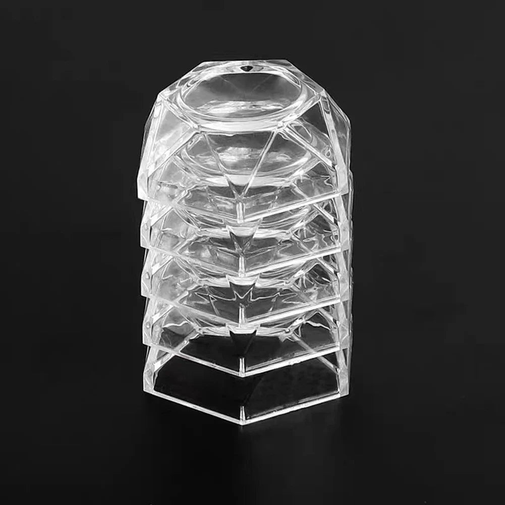 Acrylic Hexagon Crystal Ball Display Stand – S/M/L Sphere Base