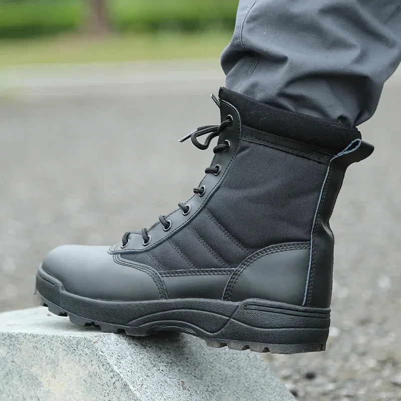 New Tactical Boots Men Sneaker Boots Special Force Desert Combat Boots Outdoor Hiking Boots Ankle Shoes Men Work Safty Shoes Peaceful Pleasures Health and Wellness