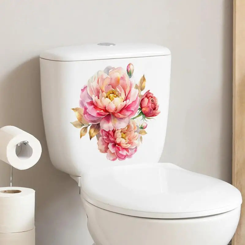Sunflower Toilet Seat Sticker | Waterproof Removable Decal