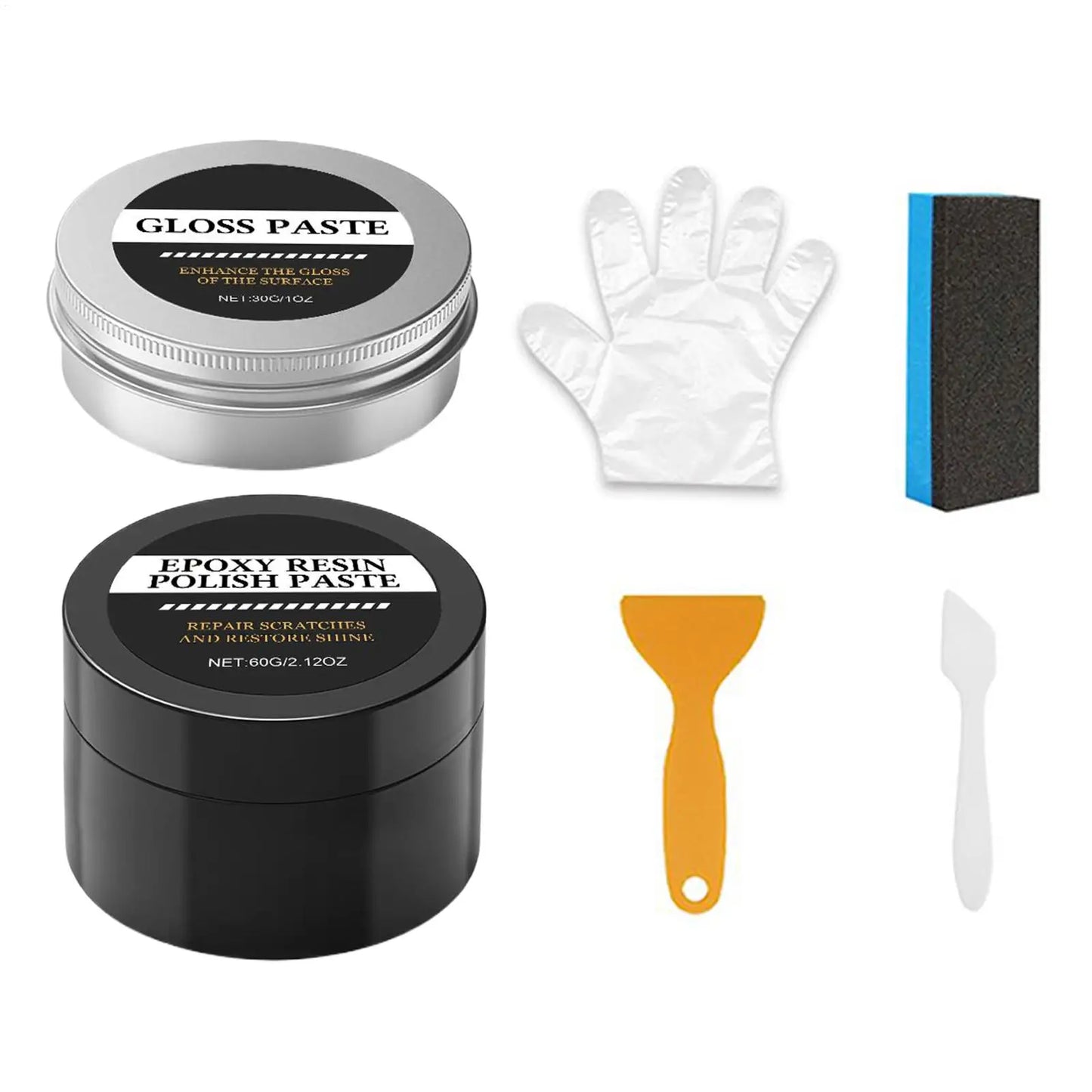 Epoxy Resin Polishing Kit – Scratch Repair & Mirror Finish