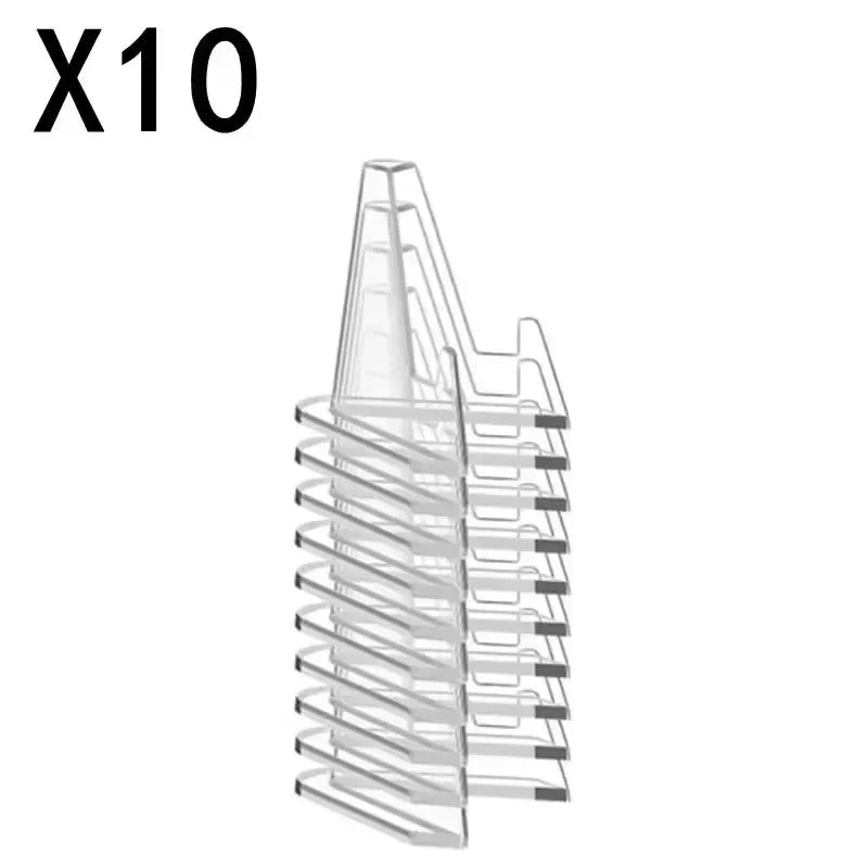 Mini Acrylic Triangular Card Display Stands | Trading Card Holder