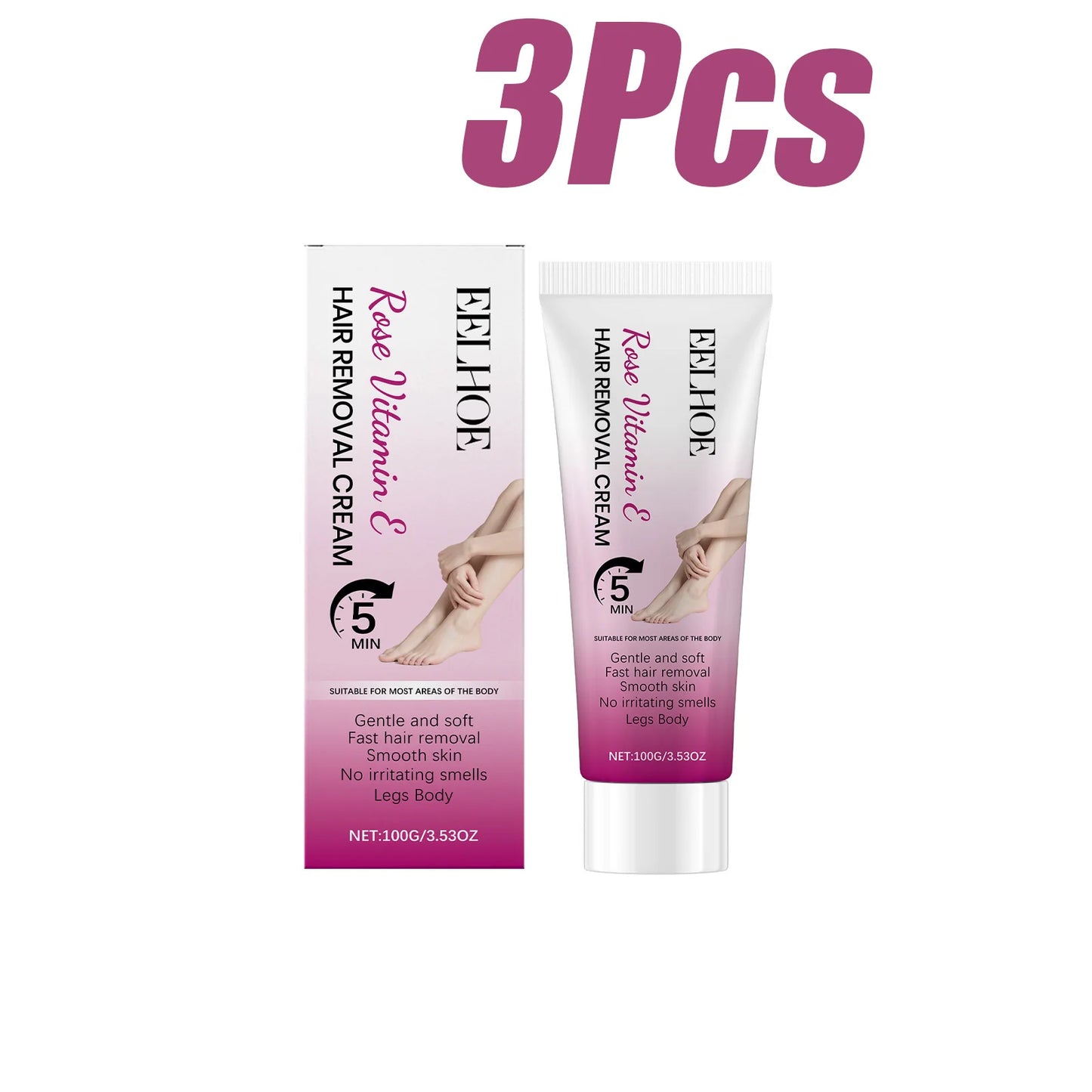 Gentle Hair Removal Cream – Painless Depilatory for Men & Women