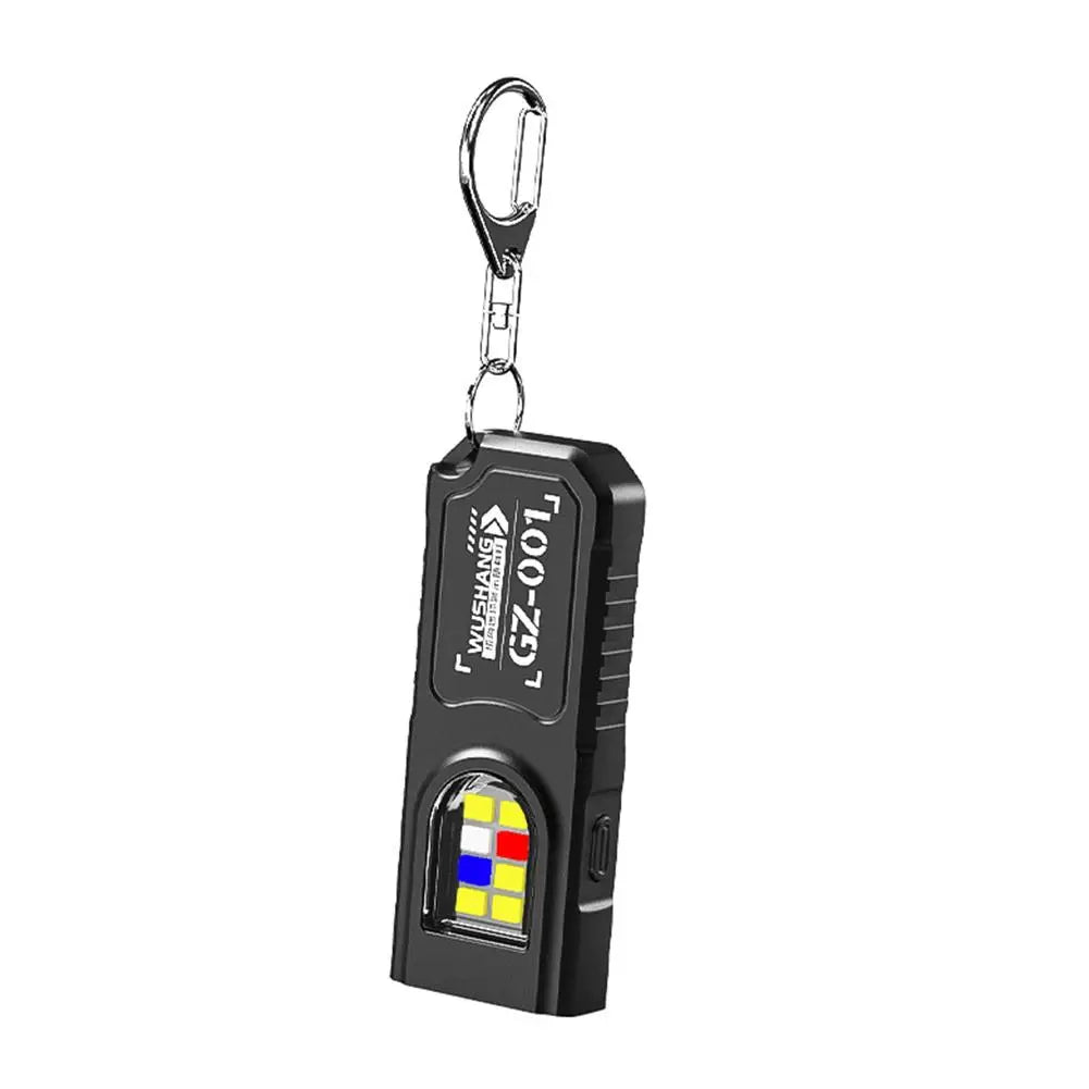 Mini Rechargeable Keychain Flashlight | Magnetic Clip-On EDC Torch