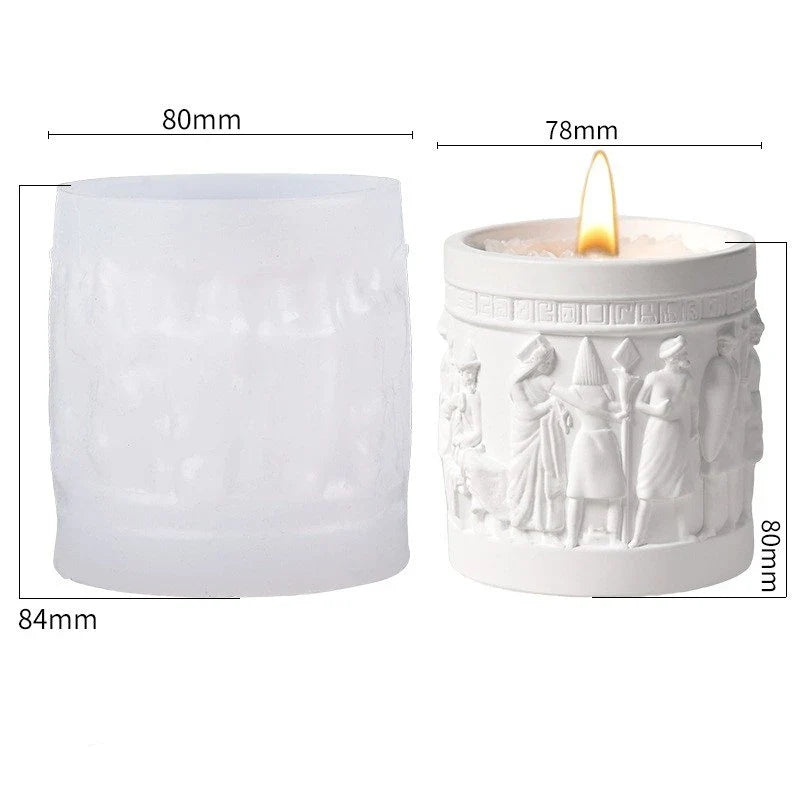 Renaissance Silicone Mold – Candle, Resin & Plaster DIY Craft