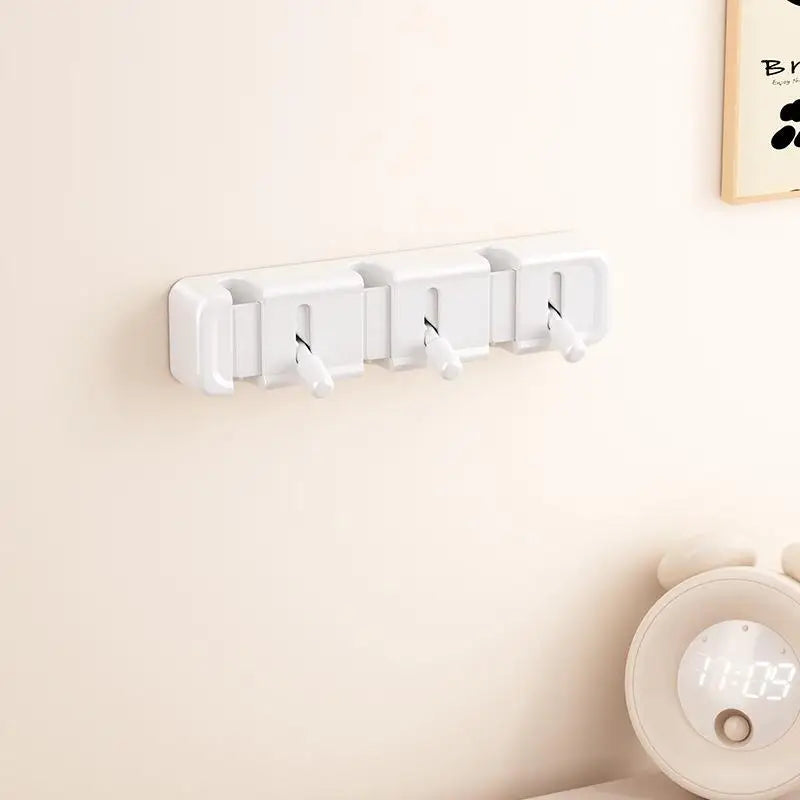 New 1Pcs Charging Cables And Data Wires Accessory Desktop Cable Management Clip Simple No-Drill Edge-Mounted Cord Organizer Peaceful Pleasures Health and Wellness A1
