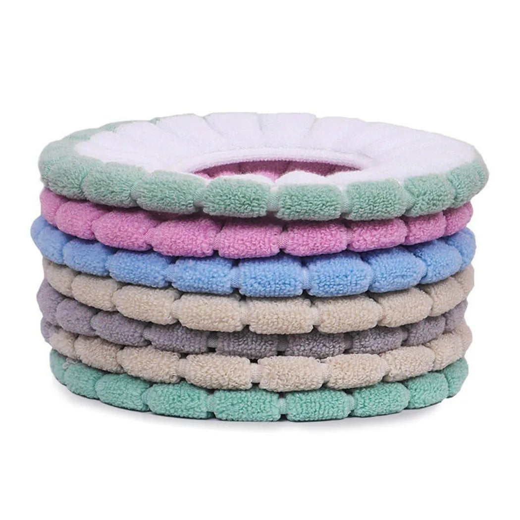 Soft Knit Toilet Seat Cover – Washable Cushion Pad