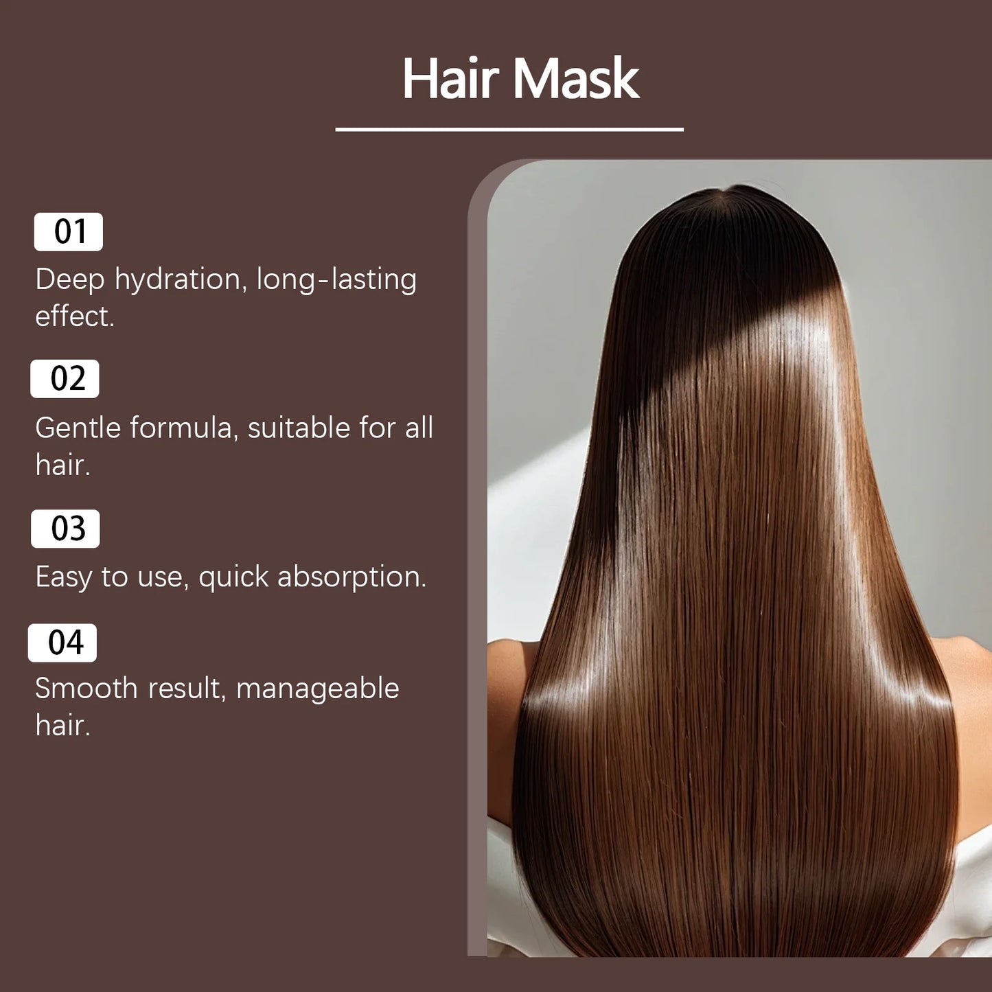Argan Oil & Biotin Hair Mask – Deep Conditioning Repair Treatment