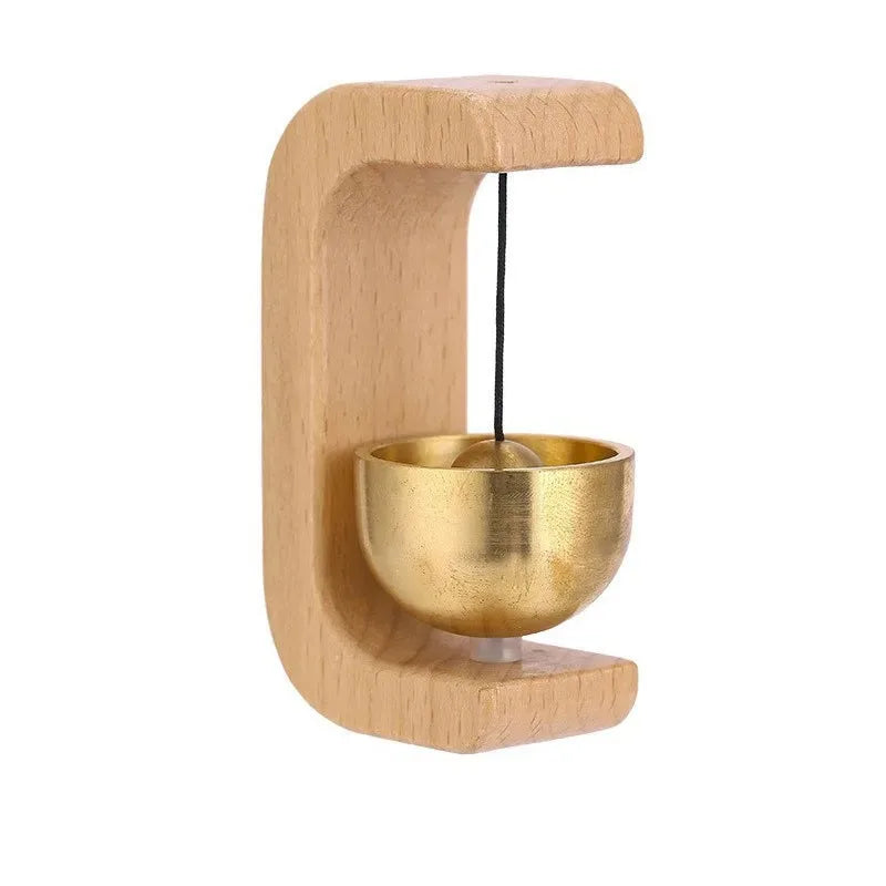 Japanese Wooden Wind Chime Doorbell | Hanging Décor Bell Decorative Wind Chime Peaceful Pleasures Health and Wellness