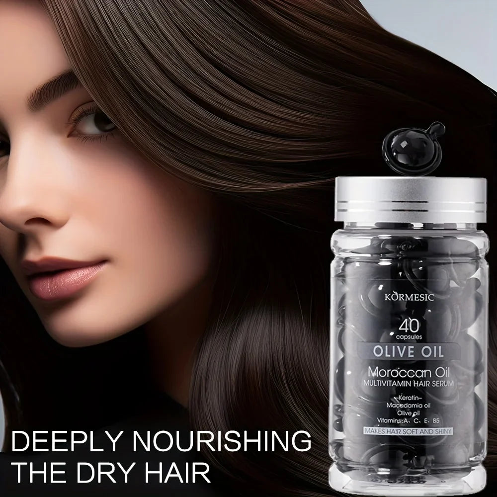 Moroccan Olive Oil Hair Capsule Essence – Moisturize & Smooth
