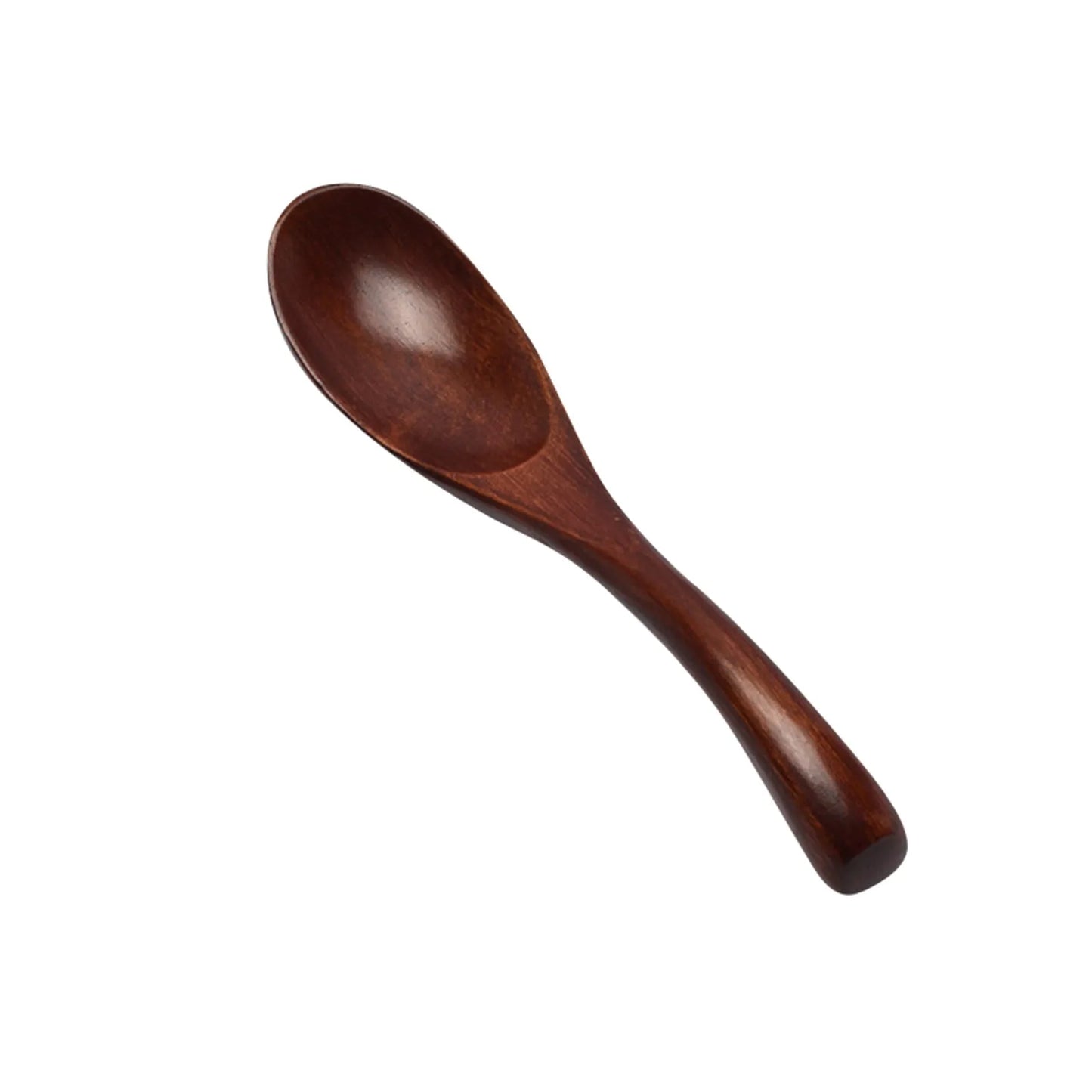 Japanese Wooden Spoon Long Handle | Ramen & Porridge Spoon