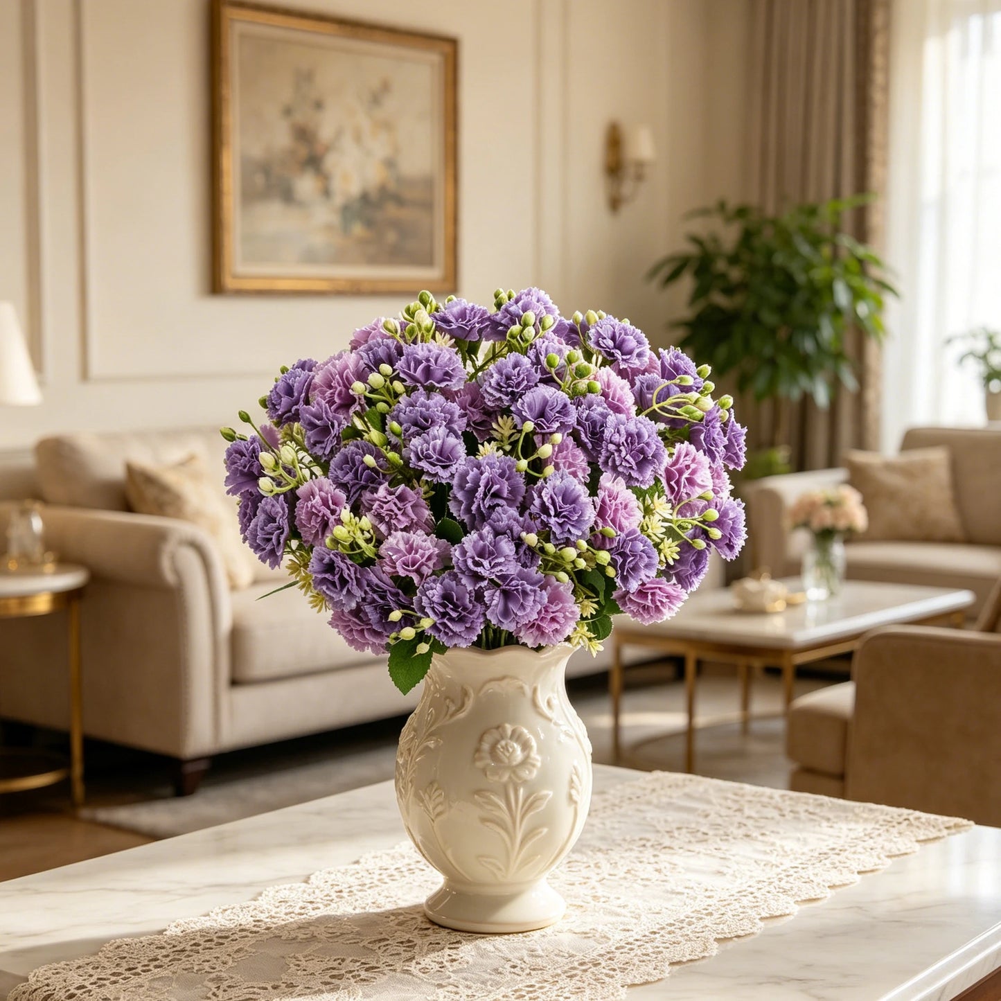 Silk Carnation Artificial Flowers – Wedding & Home Decor