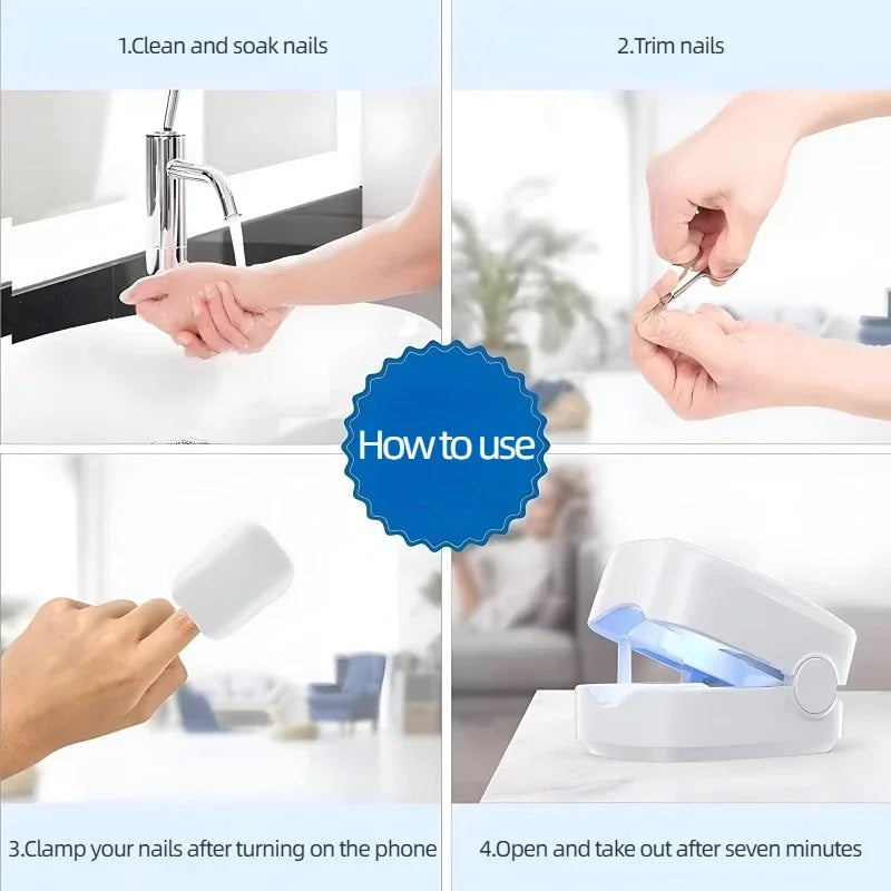 Nail Care Equipment – Blue Light UV Lamp for Hands & Feet, Manicure Pedicure Drying Tool Peaceful Pleasures Health and Wellness