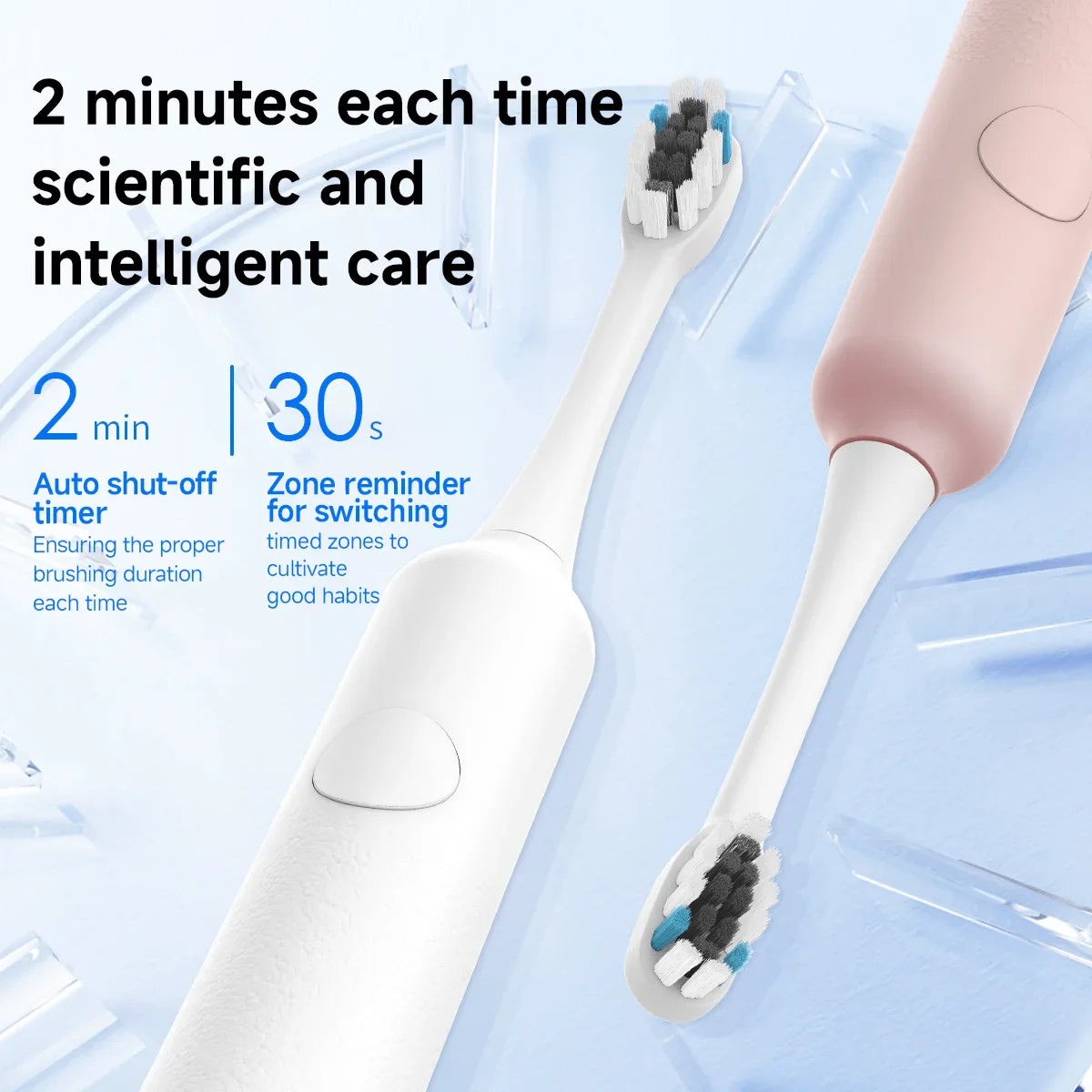DOCO LAB Sonic Electric Toothbrush | IPX7, 3 Modes, USB-C
