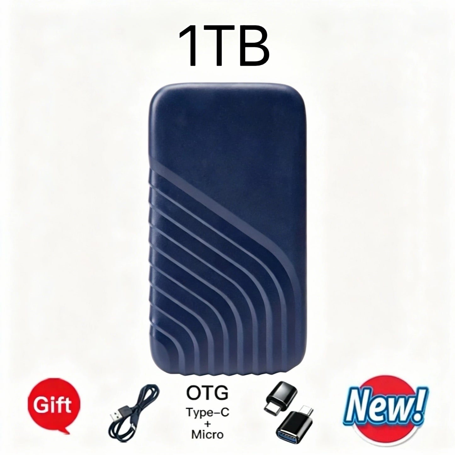 EOENKK USB 3.1 Type-C Portable External Hard Drive | PC & Mac