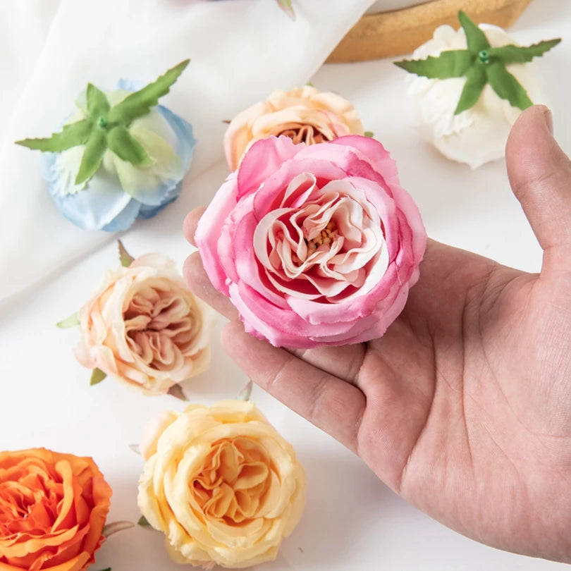 Silk Peony Artificial Flowers 10/20Pcs | Wedding & Home Decor