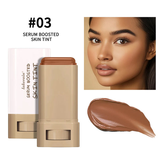 Serum Boosted Skin Tint Stick | Moisturizing Foundation Balm Skin Tint Foundation Peaceful Pleasures Health and Wellness Color 3