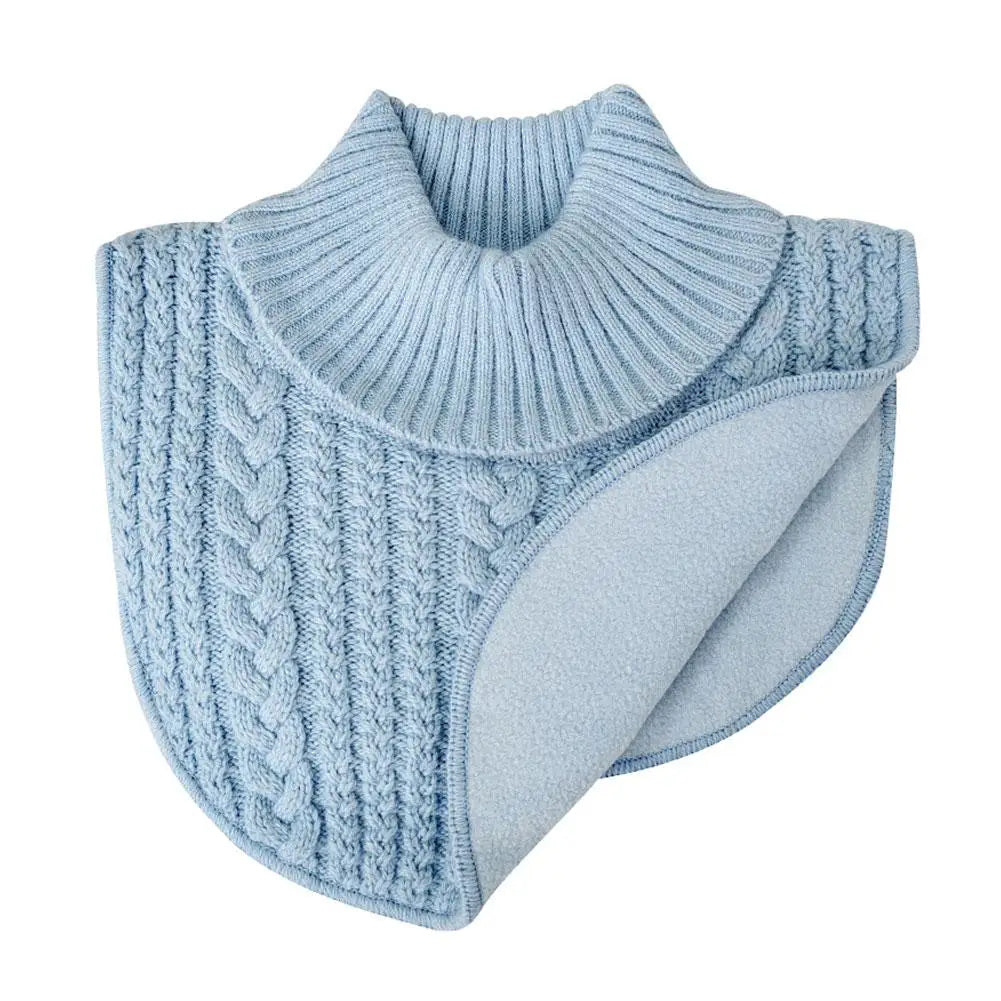 Kids Detachable Knit Neck Warmer | Winter Fake Collar Scarf Kids Neck Warmer Peaceful Pleasures Health and Wellness E