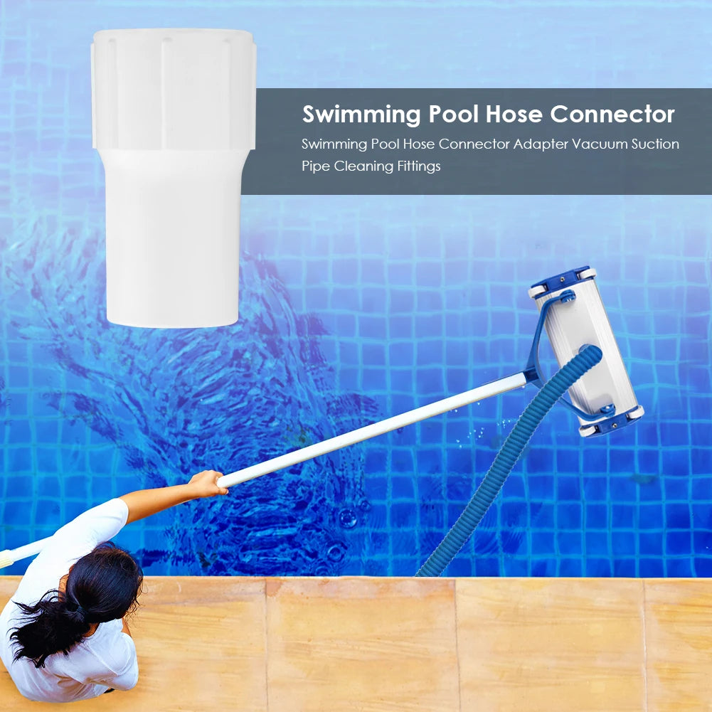 Swimming Pool Hose Connector Adapter for 38mm Suction Pipe Peaceful Pleasures Health and Wellness