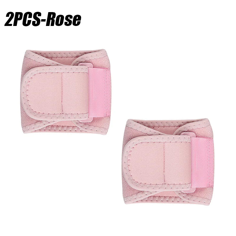 2 Pieces Wrist Protection For Sprain Wrist Sheath Breathable Tendon Sheath Fitness Joints Light And Thin Wrist Protective Gear Peaceful Pleasures Health and Wellness Pink