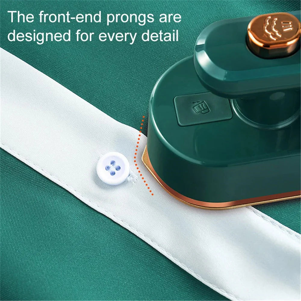 Portable Mini Garment Steamer – Foldable Wet/Dry Travel Iron