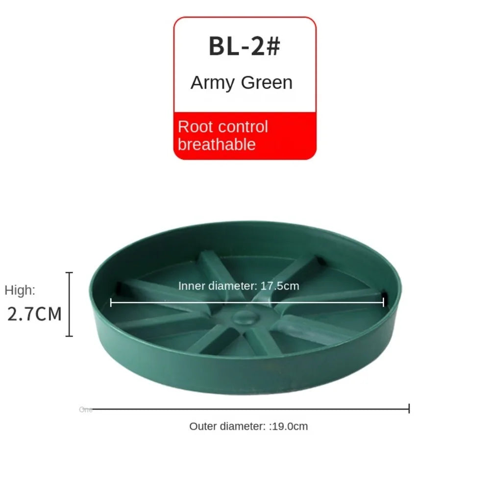 Breathable Plastic Plant Pot Tray | Anti-Root Rot Flower Stand