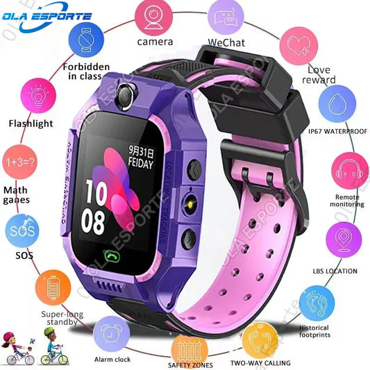 Kids GPS Smartwatch 2G SIM SOS Call IP67 Waterproof | Ages 3–12 Kids Smartwatch Oasis Select