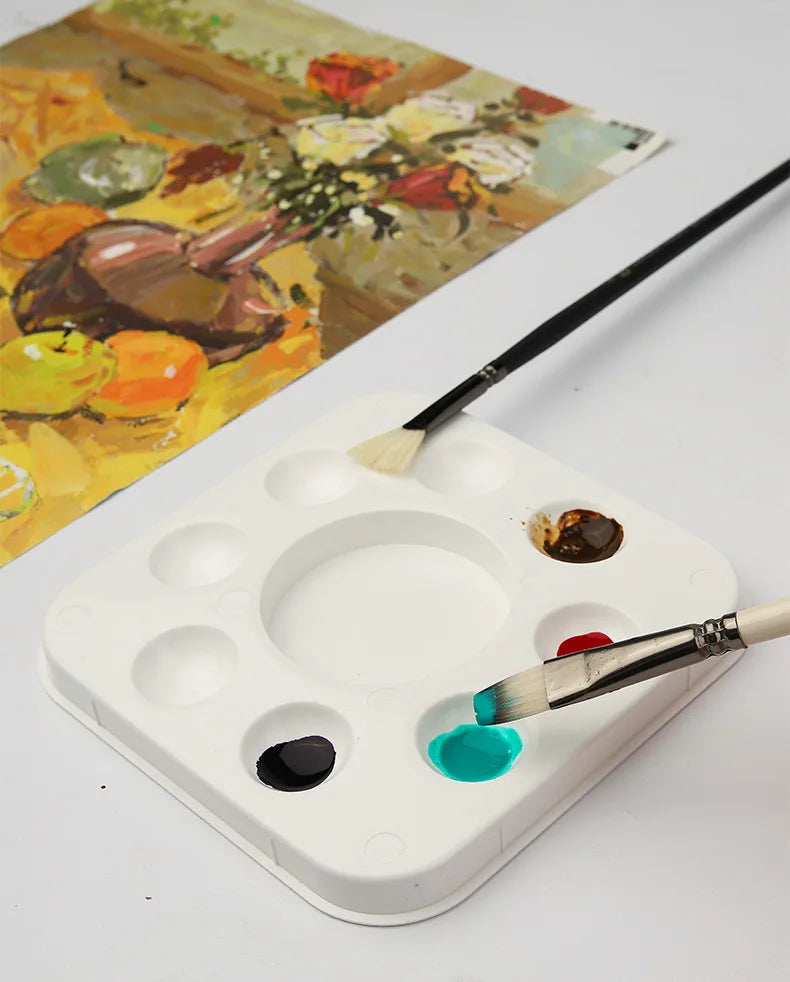 Bview Art Multifunctional Watercolor Palette Bucket Portable Box Pen