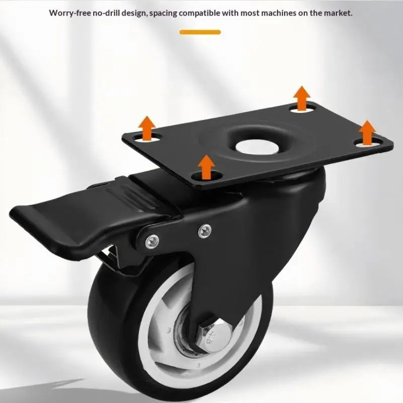 Heavy-Duty Swivel & Fixed Furniture Caster Wheels | PP/PVC