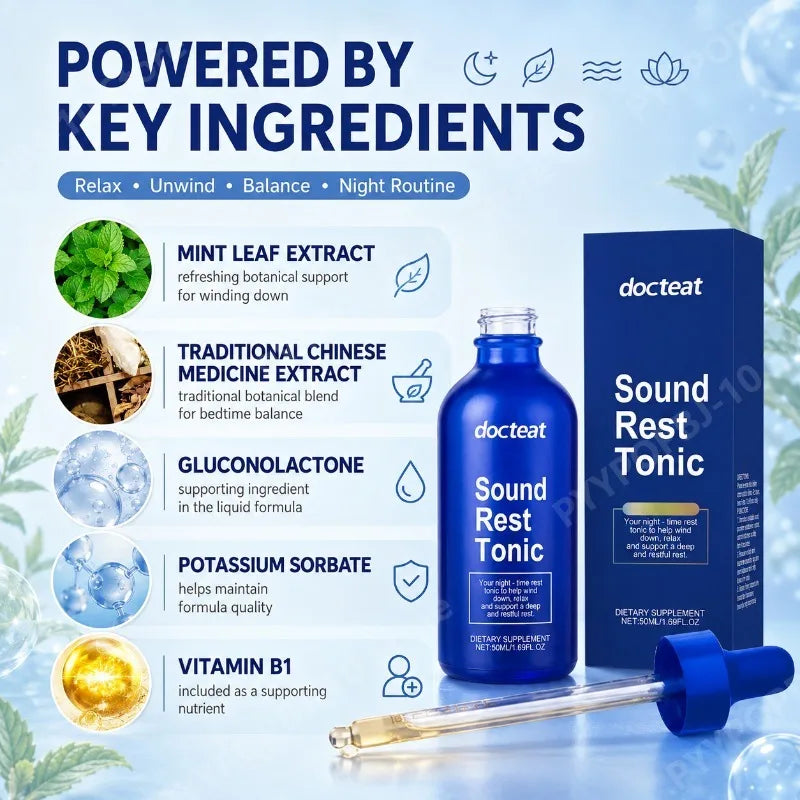 Botanical Sleep Support Liquid Drops – Nighttime Rest 50ml