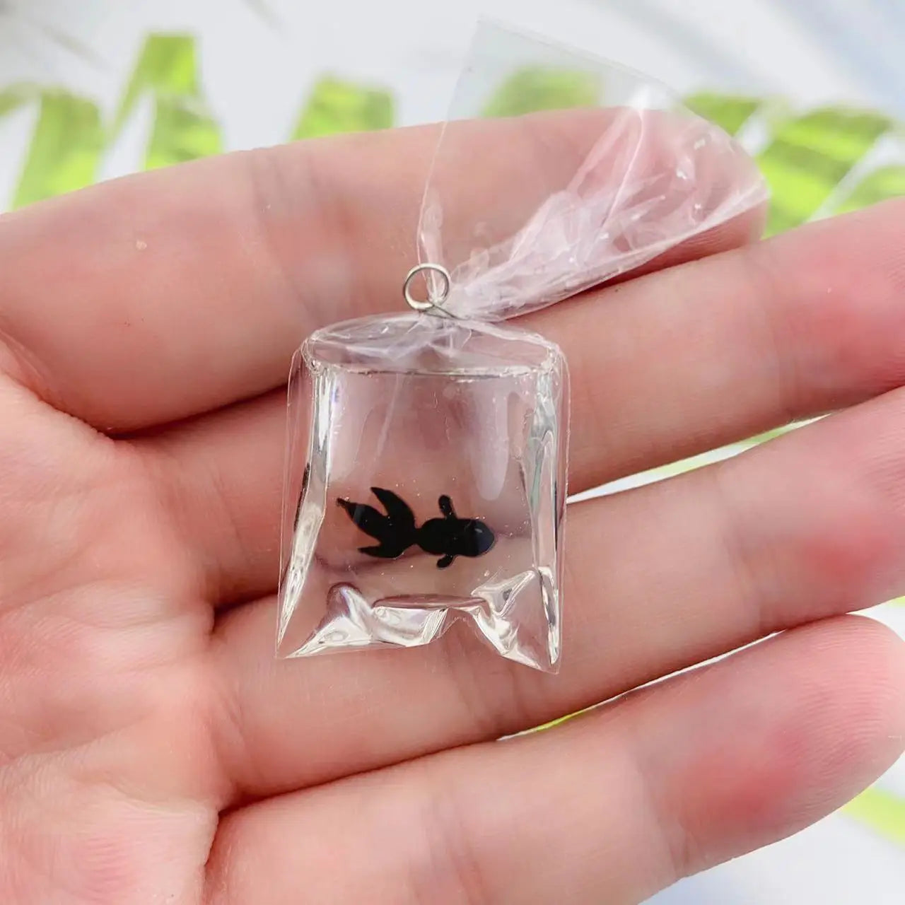 1pcs Coral Fish Bag Resin Charms Ocean Transparent Small Fish in Water Bag Jewelry Pendant Jewelry Handmade DIY Material Decor Peaceful Pleasures Health and Wellness 14