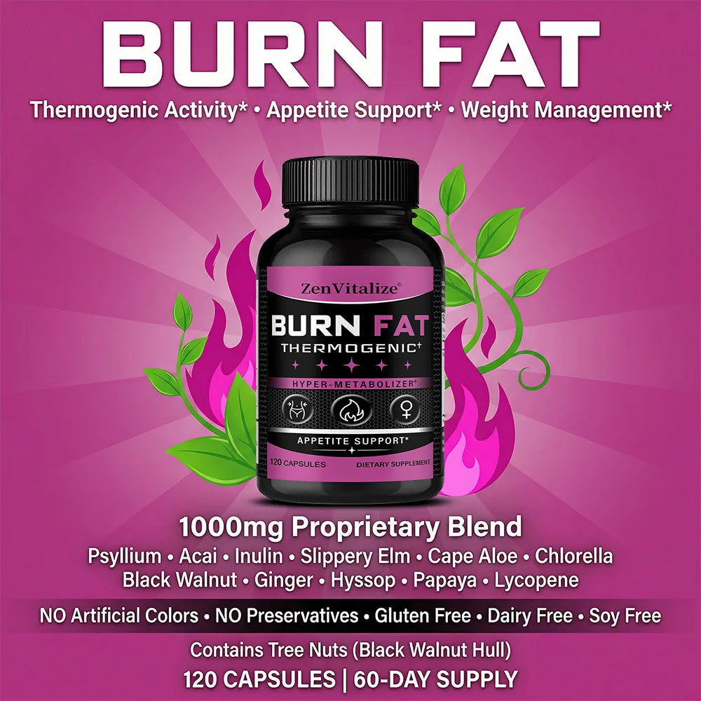 STRESSXCEL Thermogenic Fat Burner | Psyllium Ginger & Palm