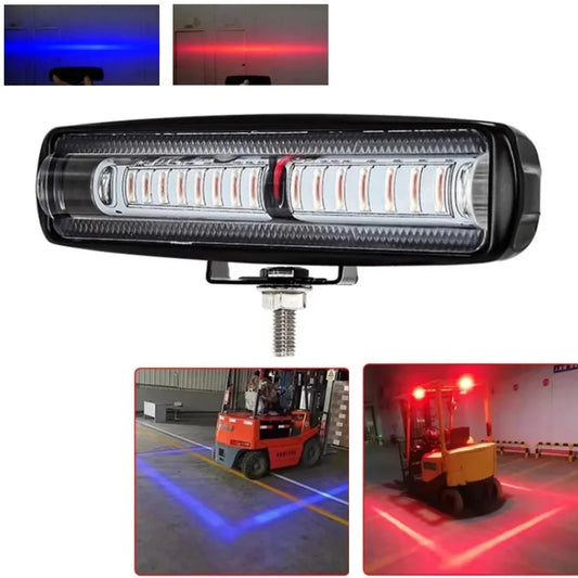 30W Forklift LED Warning Light | 15 LED Danger Zone Safety Lamp Forklift Warning Light Peaceful Pleasures Health and Wellness