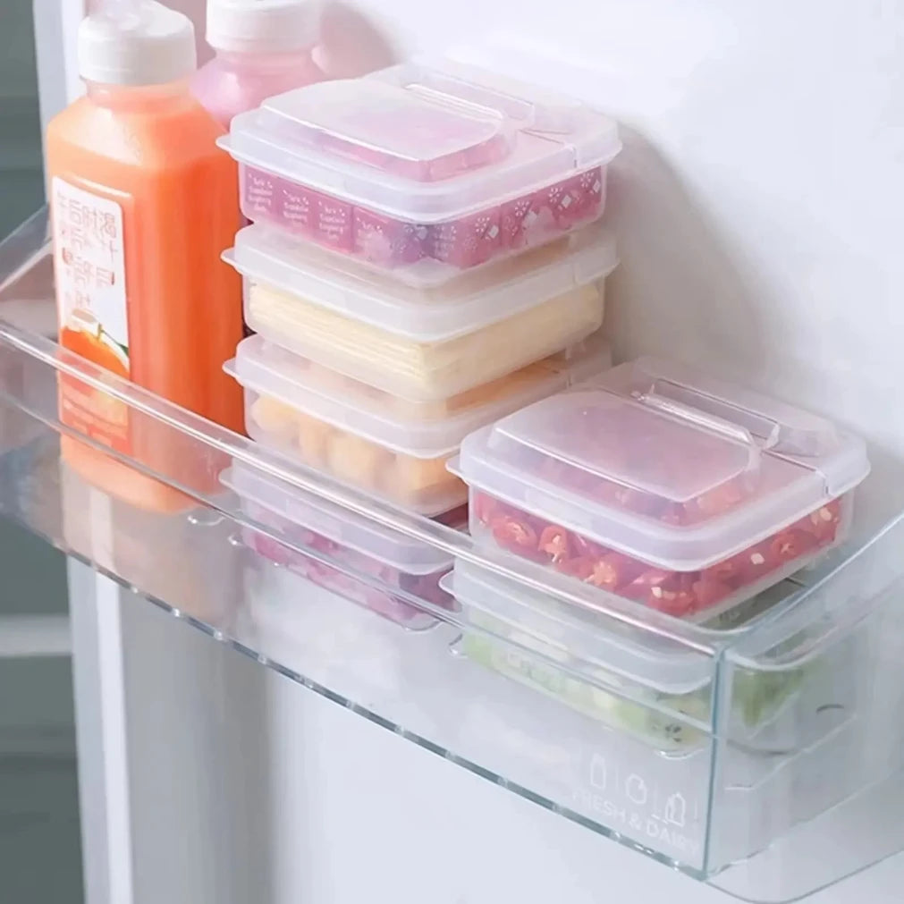 Clear Cheese & Butter Container with Flip Lid | Fridge Storage