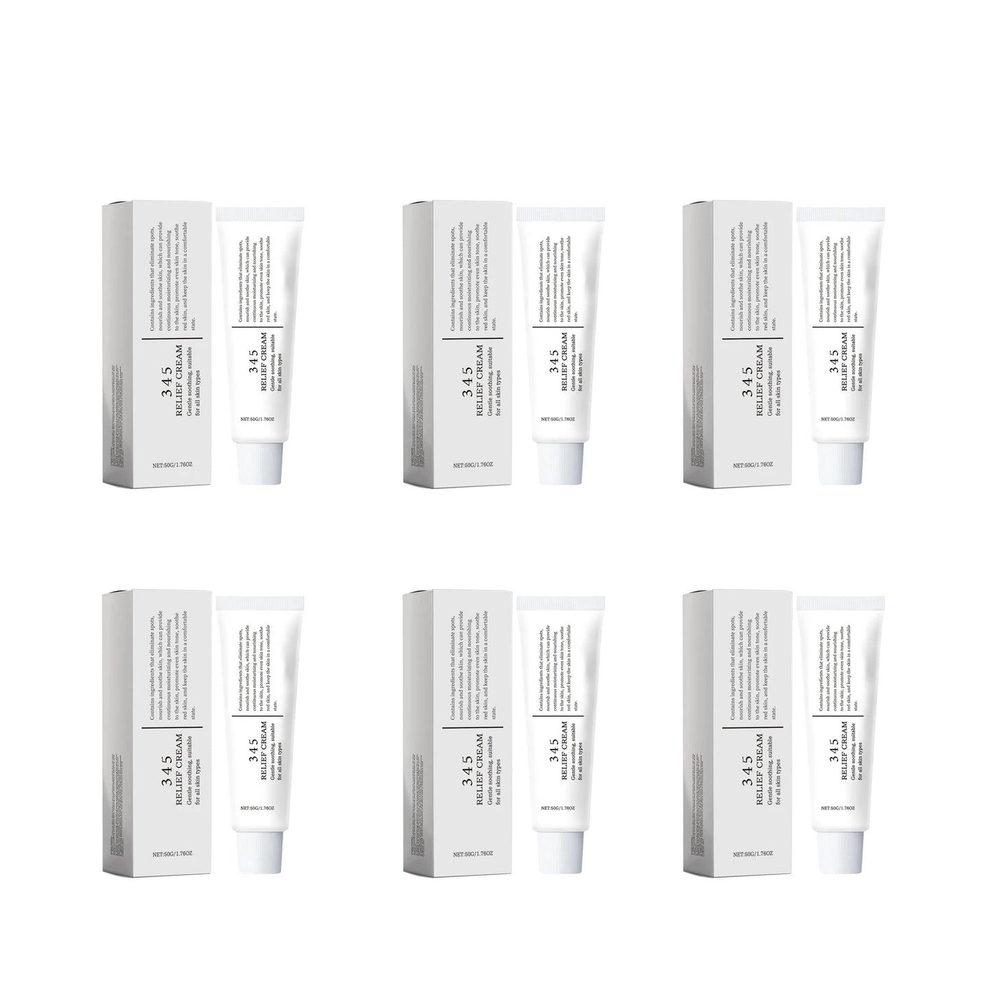 345 Relief Cream – Antioxidant Brightening Blemish Moisturizer 50g