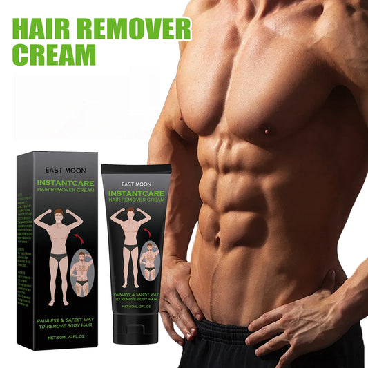 East Moon Painless Men's Hair Removal Cream 60ml – Depilatory Hair Removal Cream Oasis Select