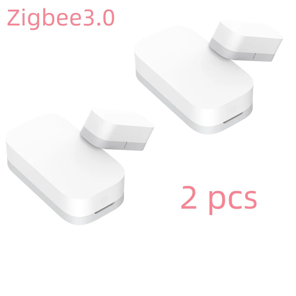 Aqara E1 Door Window Sensor Zigbee 3.0 Smart Mini Door Sensors Wireless Connection Work With Xiaomi Mi Home APP HomeKit Peaceful Pleasures Health and Wellness 2 pcs E1 Door Sensor