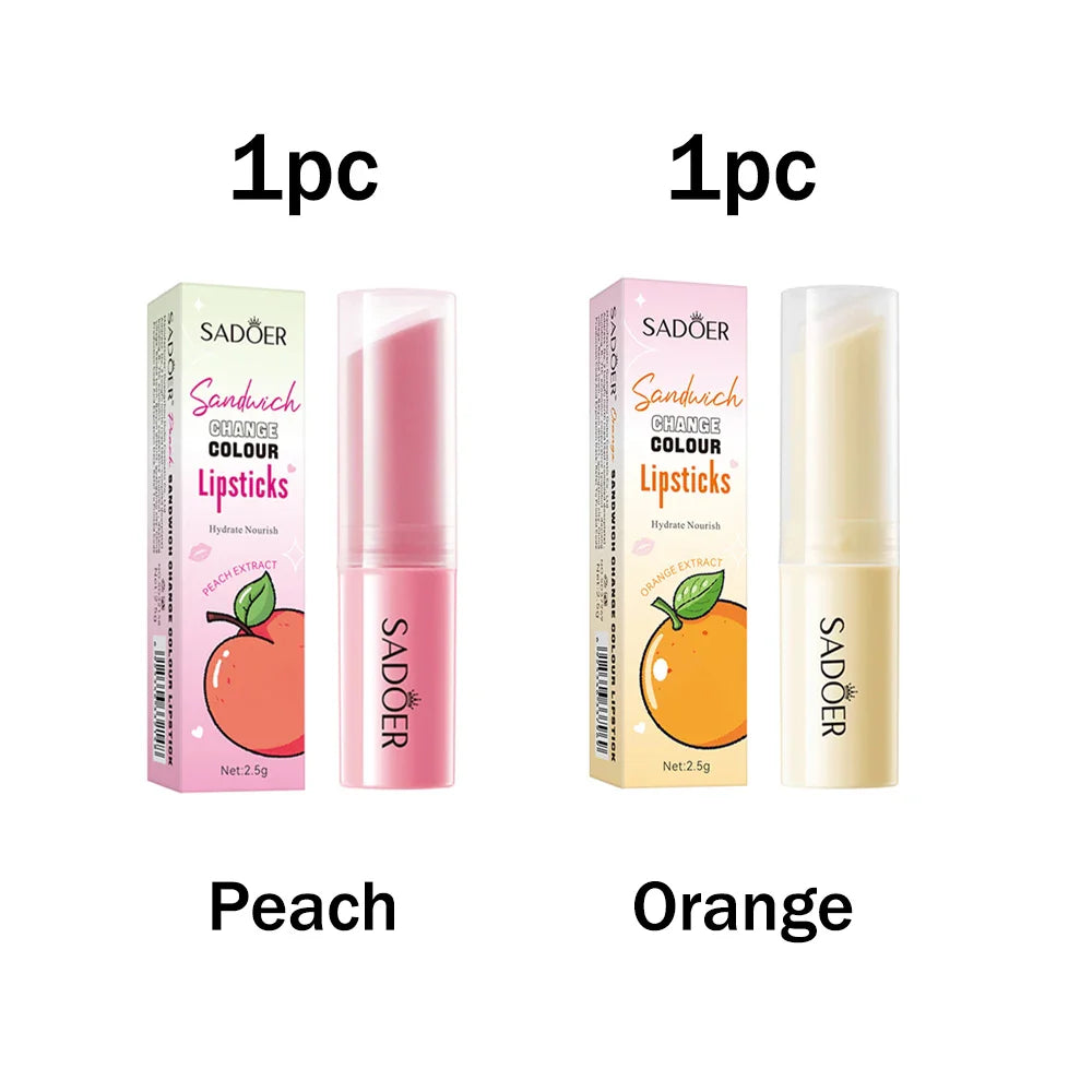 Honey Peach Colour-Changing Moisturizing Lip Balm 2.5g