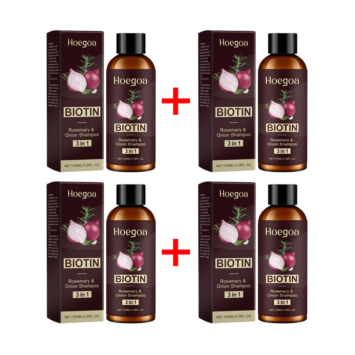 HOEGOA Red Onion Shampoo – Scalp Repair & Anti-Dandruff