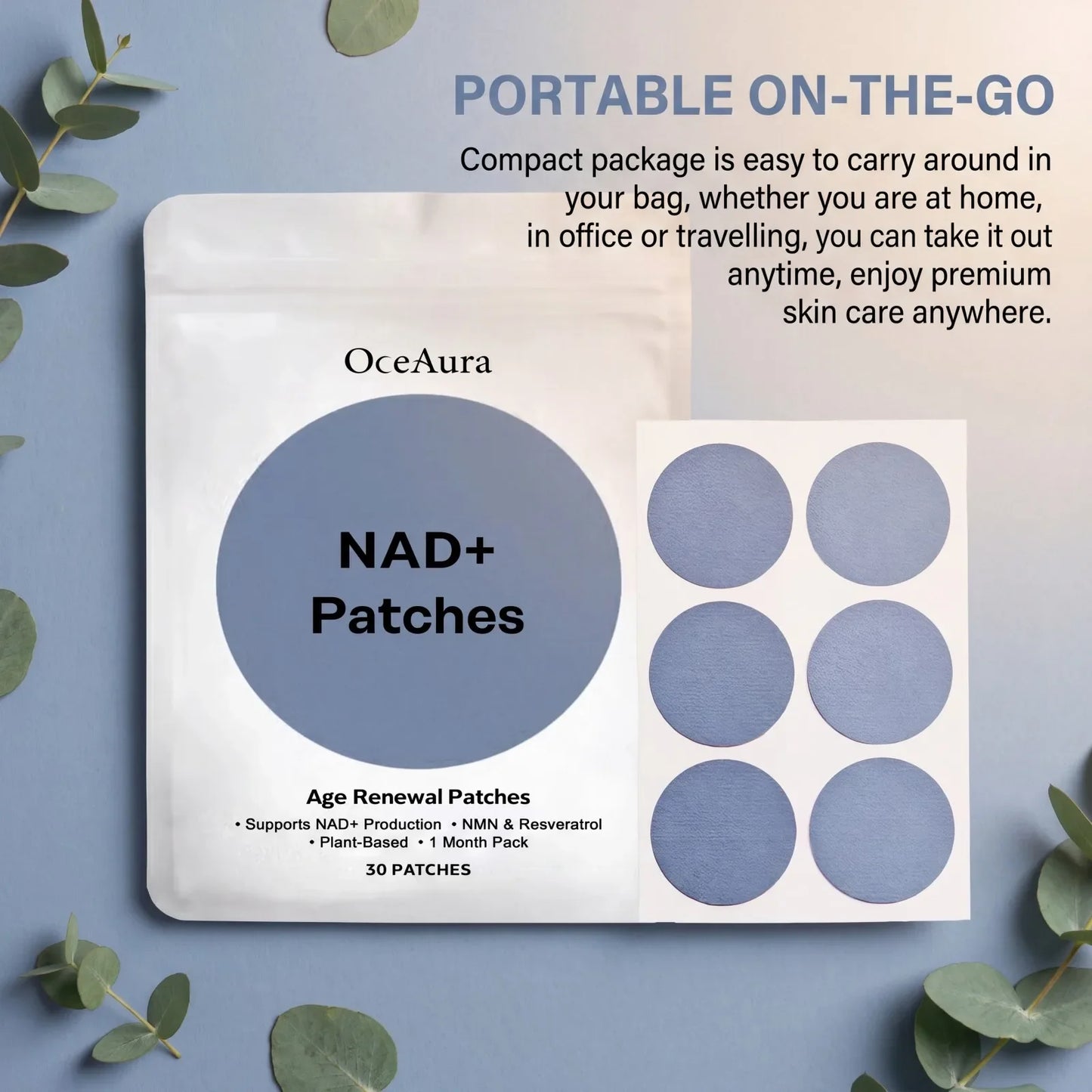 30 PCS Moisturizing Body Patches – Daily Hydrating Skin Stickers