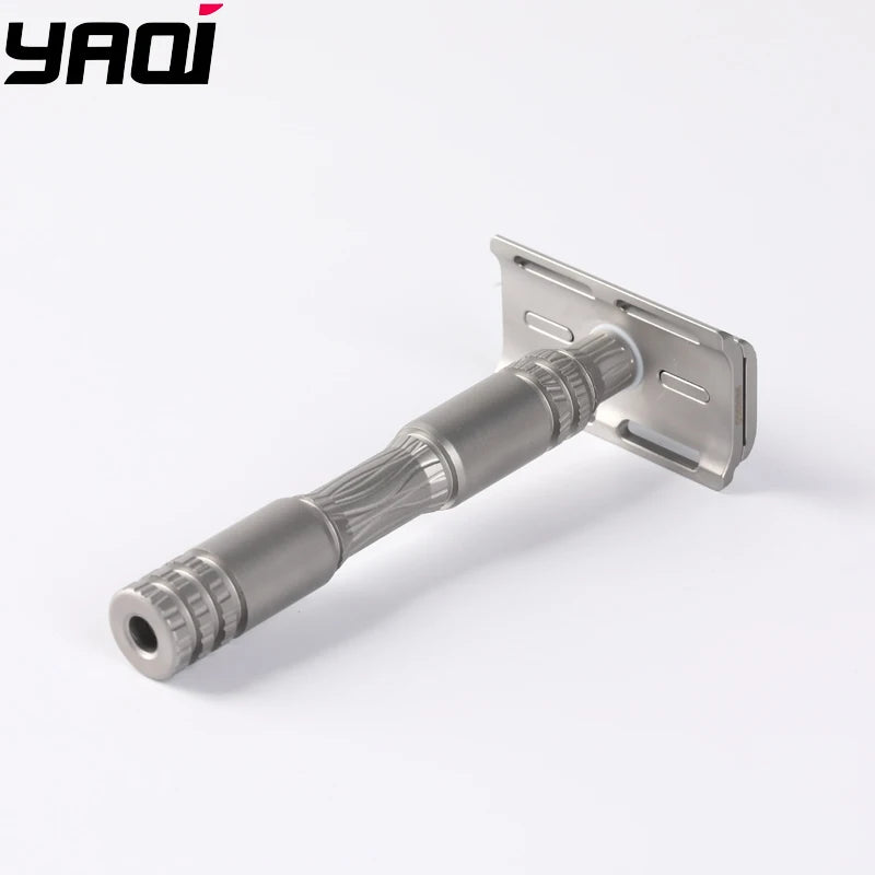 2026 New Arrival！ YAQI Ghost Safety Razor 316 Stainless Steel Smooth Shaving Designed for Comfortable Experience Peaceful Pleasures Health and Wellness