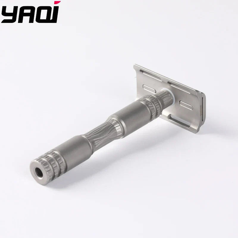 YAQI Ghost Safety Razor – 316 Stainless Steel DE Shaving